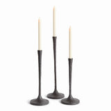 Napa Black Bronze BURKE TAPER HOLDERS, SET OF 3