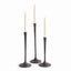 Napa Black Bronze BURKE TAPER HOLDERS, SET OF 3