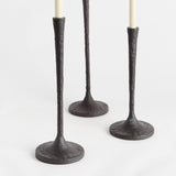 Napa Black Bronze BURKE TAPER HOLDERS, SET OF 3