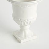Napa White LIANA DECORATIVE PEDESTAL URN SMALL