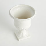 Napa White LIANA DECORATIVE PEDESTAL URN SMALL
