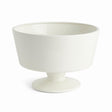 Napa White SENORA DECORATIVE FOOTED BOWL