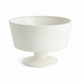 Napa White SENORA DECORATIVE FOOTED BOWL