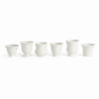 Napa White SENORA MINI CACHEPOTS, SET OF 6