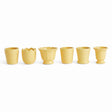 Napa Yellow MIRABELLE MINI CACHEPOTS, SET OF 6