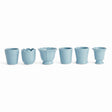 Napa Light Blue MIRABELLE MINI CACHEPOTS, SET OF 6
