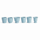 Napa Light Blue MIRABELLE MINI CACHEPOTS, SET OF 6