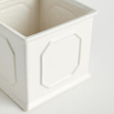 Napa White LETTIE SQUARE CACHEPOT LARGE