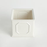 Napa White LETTIE SQUARE CACHEPOT LARGE