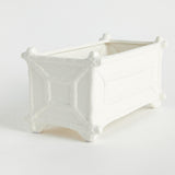 Napa White CHINOISERIE RECTANGULAR CACHEPOT
