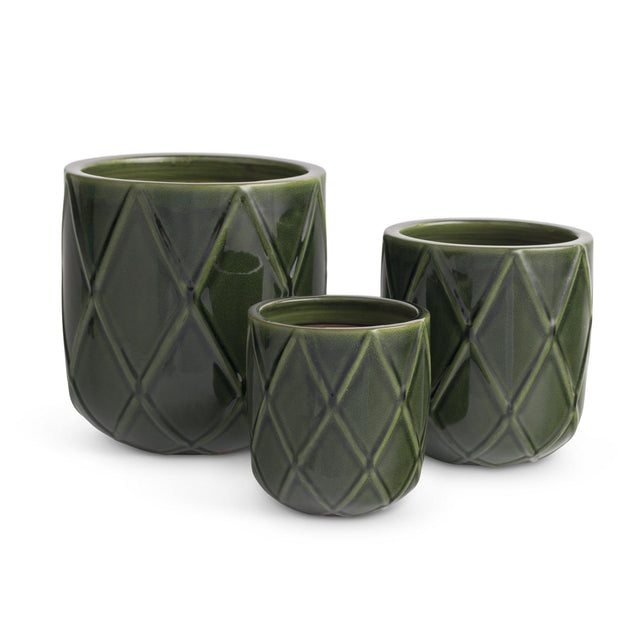 Napa Green MAXWELL POTS, SET OF 3