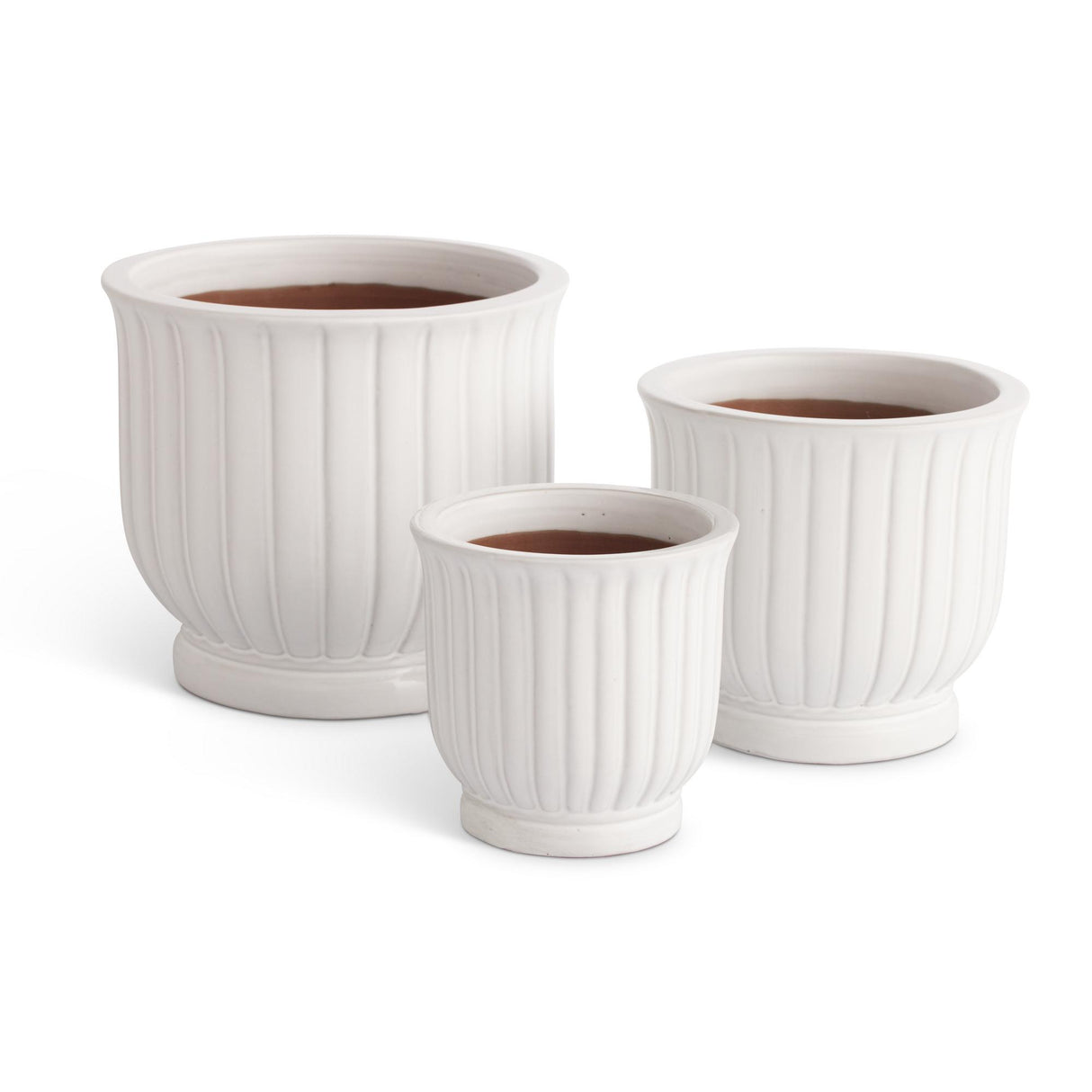 Napa White MAKENNA POTS, SET OF 3