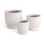 Napa White MAKENNA POTS, SET OF 3