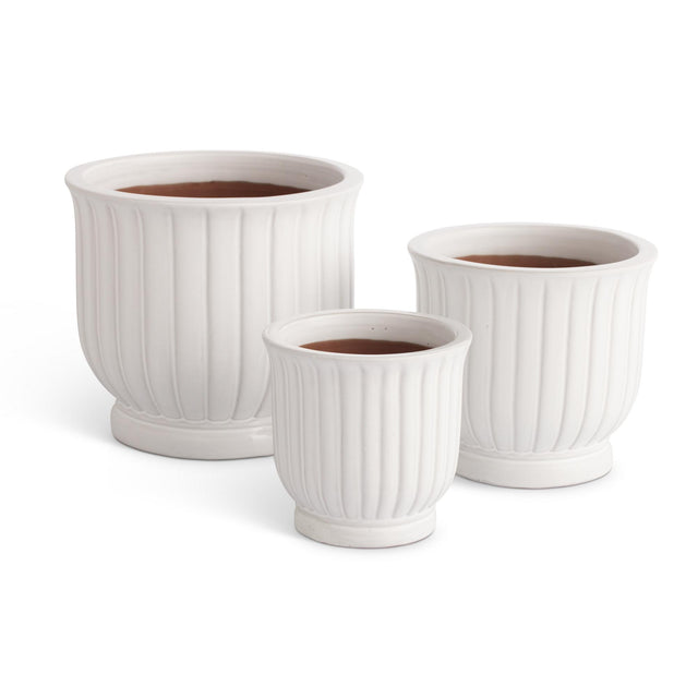 Napa White MAKENNA POTS, SET OF 3