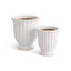 Napa White KATHRYN POTS, SET OF 2