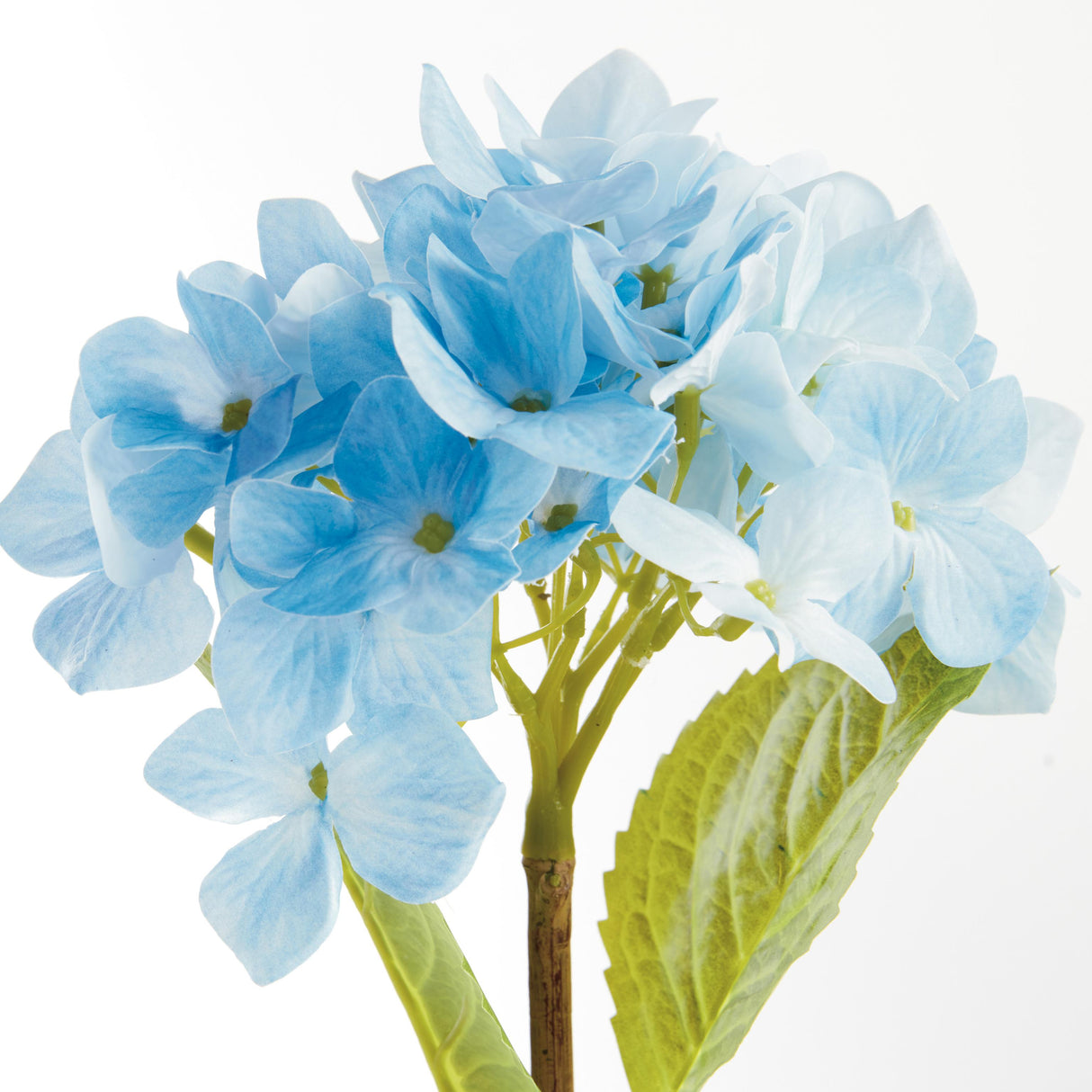 Napa Light Blue HYDRANGEA STEMS 18", SET OF 6