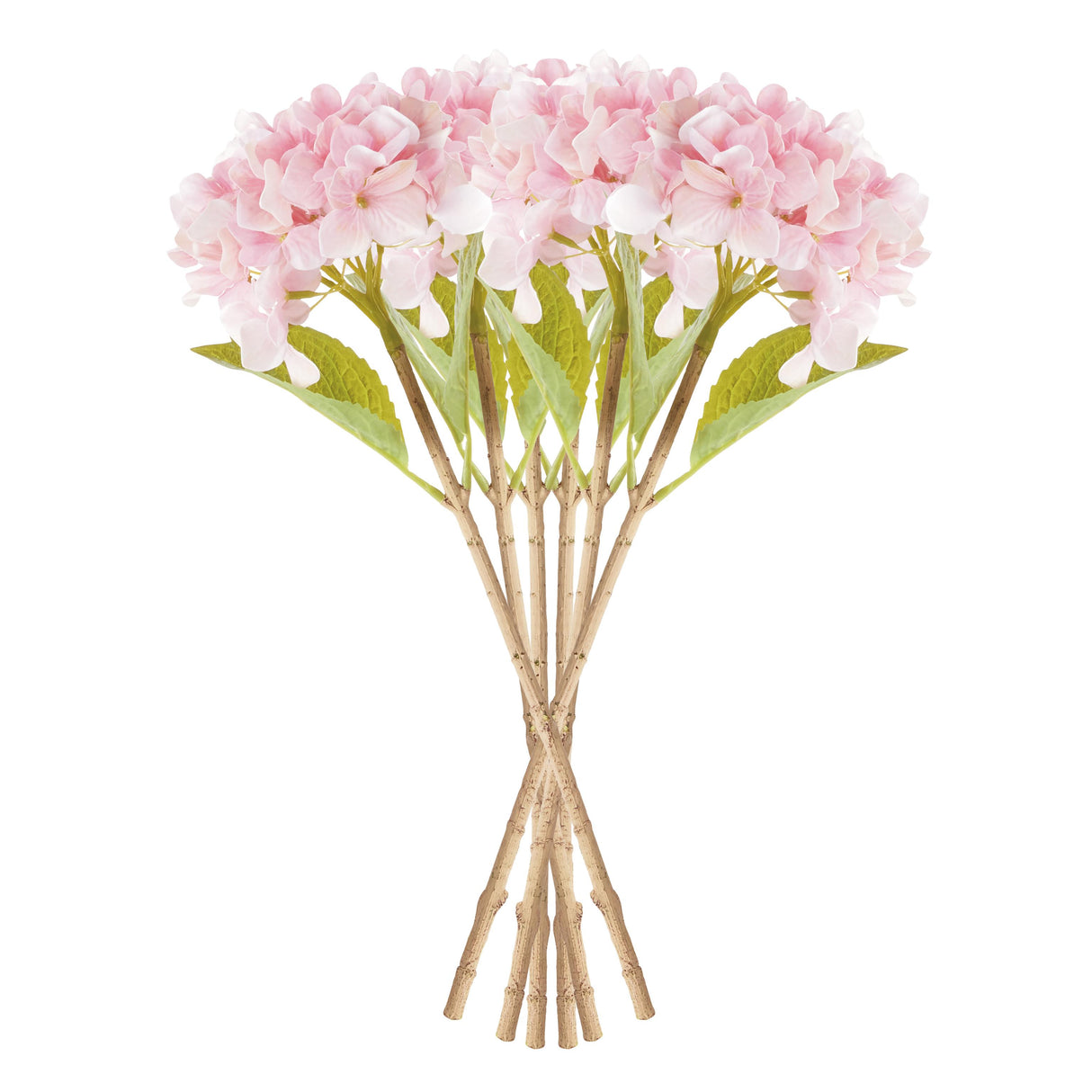 Napa Pink HYDRANGEA STEMS 18", SET OF 6