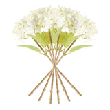 Napa White HYDRANGEA STEMS 18", SET OF 6