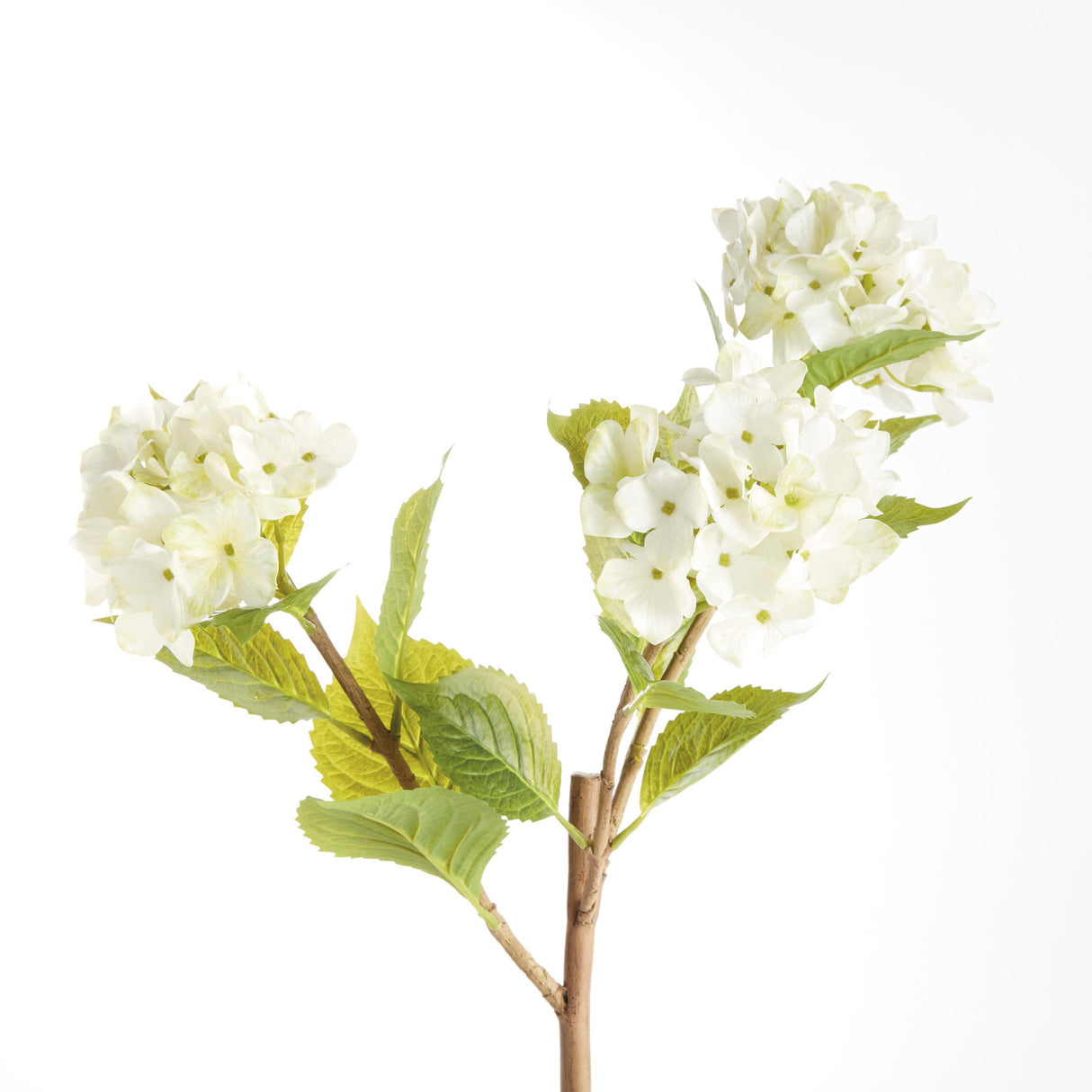 Napa White HYDRANGEA BRANCHES 31", SET OF 2