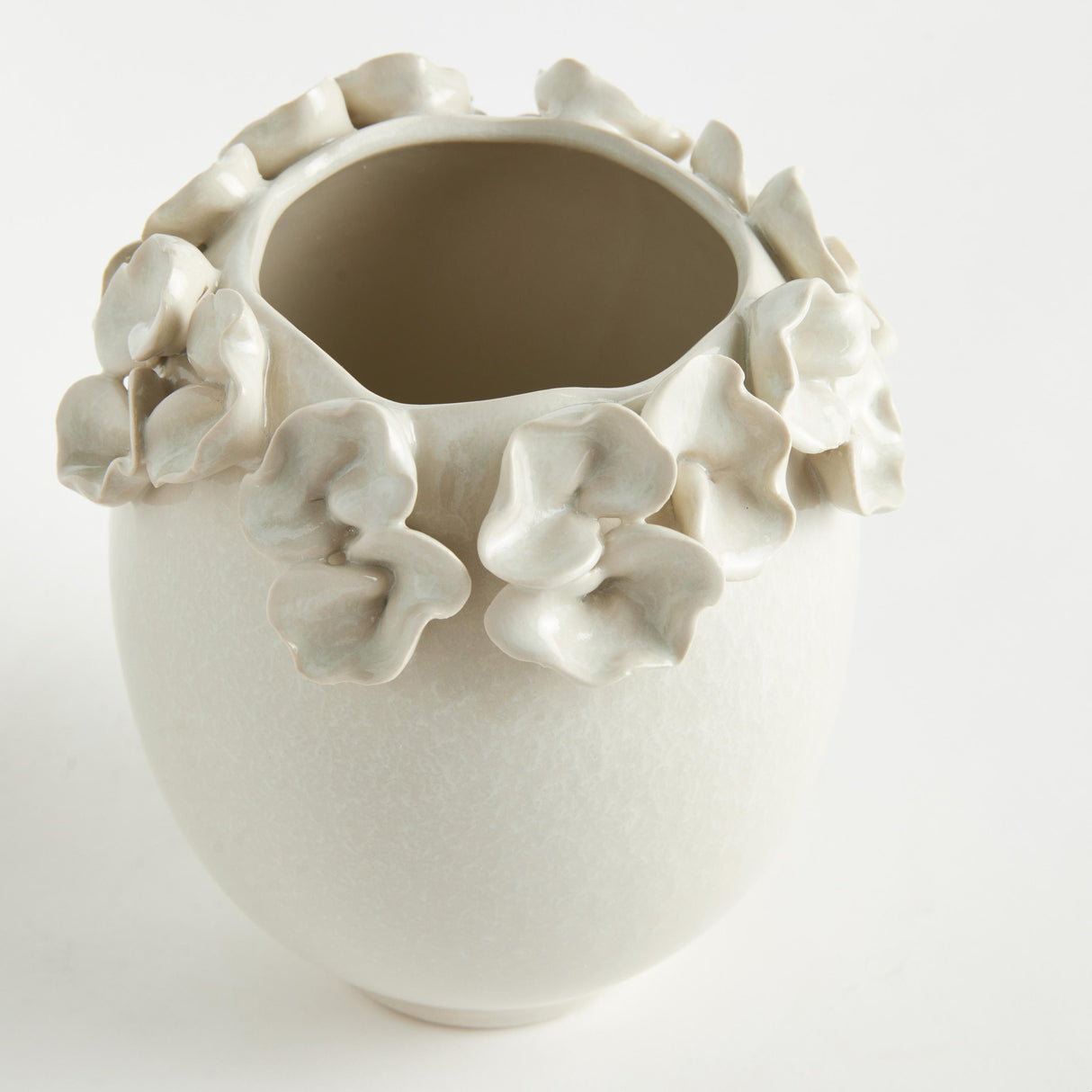 Napa White PETITE FLEUR VASE SHORT