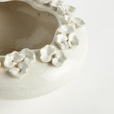 Napa White PETITE FLEUR DECORATIVE BOWL