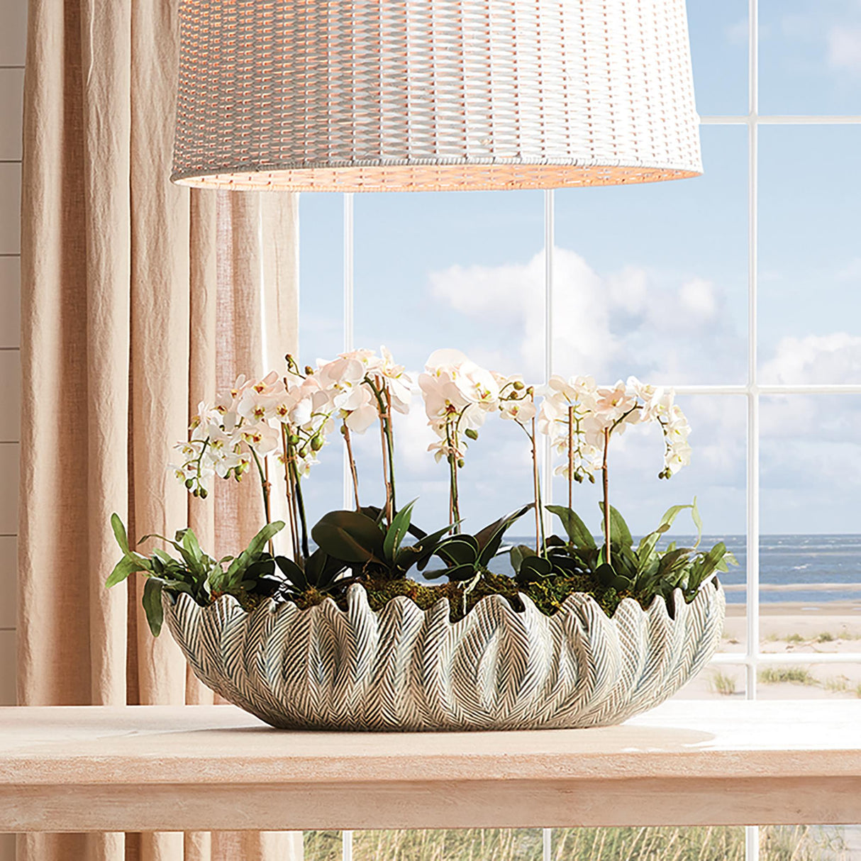 Napa Light Blue WINSLOW DECORATIVE OVAL BOWL