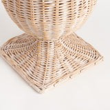 Napa Whitewash CHESAPEAKE RATTAN FOOTED URN NARROW