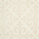 Schumacher Kyrgyzstan Wool Silk Oyster & Natural Fabric