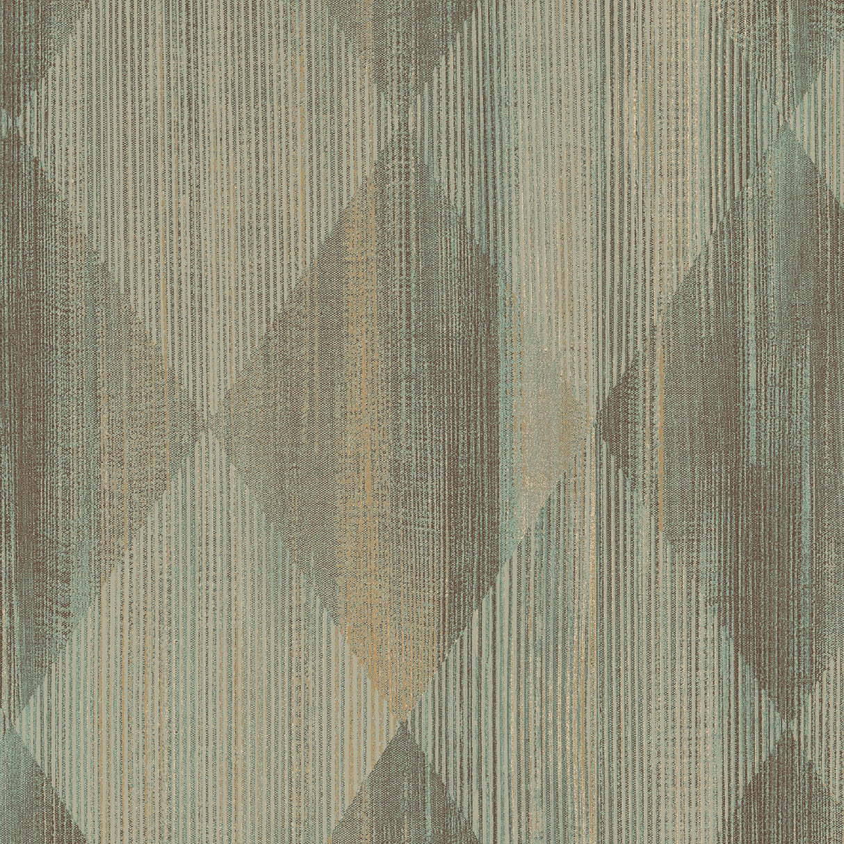 Thibaut Hokkaido Metallic Green Wallpaper