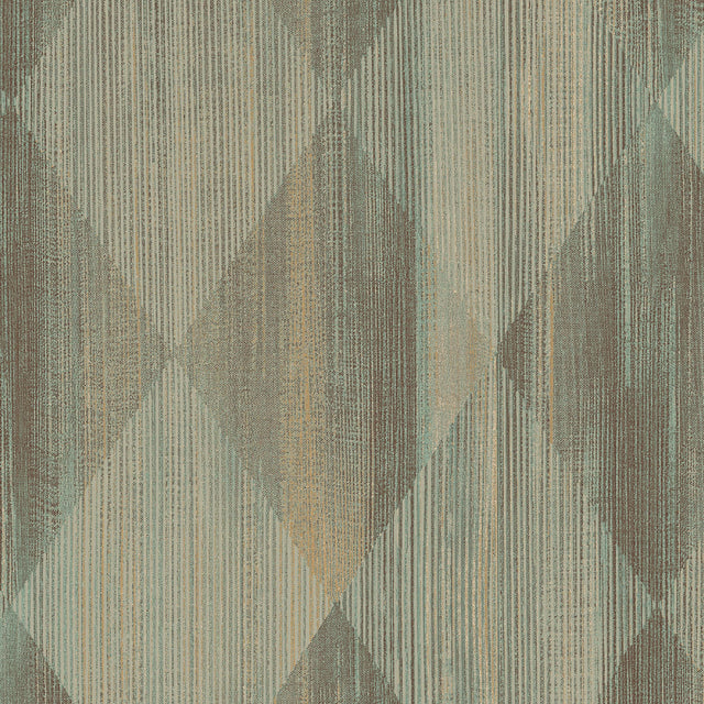 Armani Hokkaido Metallic Green Wallpaper