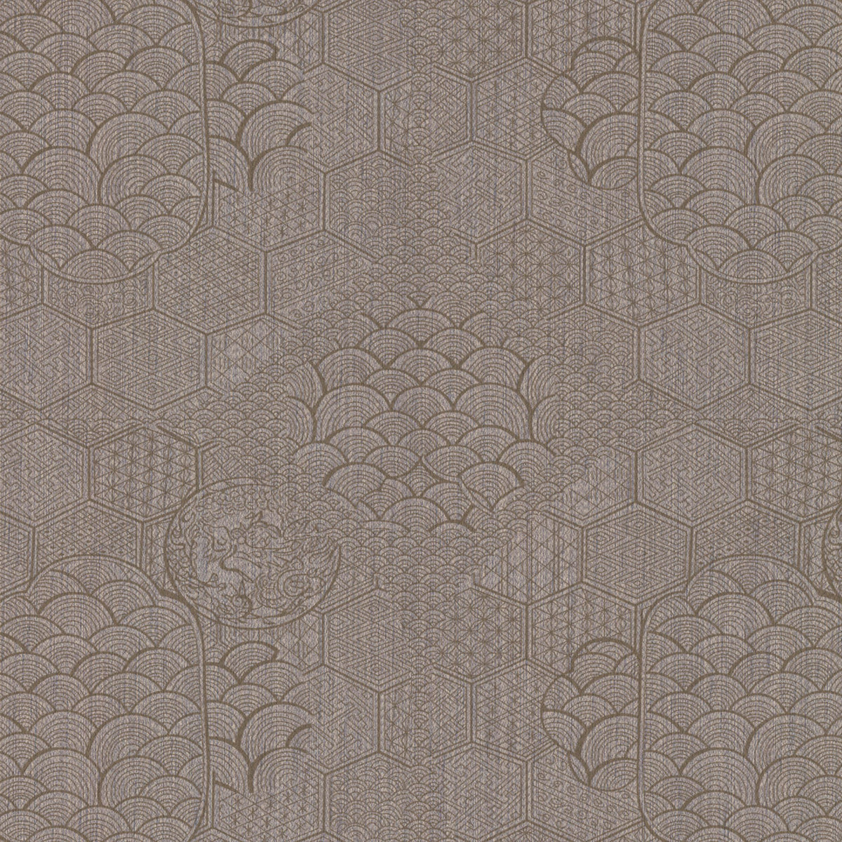 Armani Towada Fil Brown Wallpaper