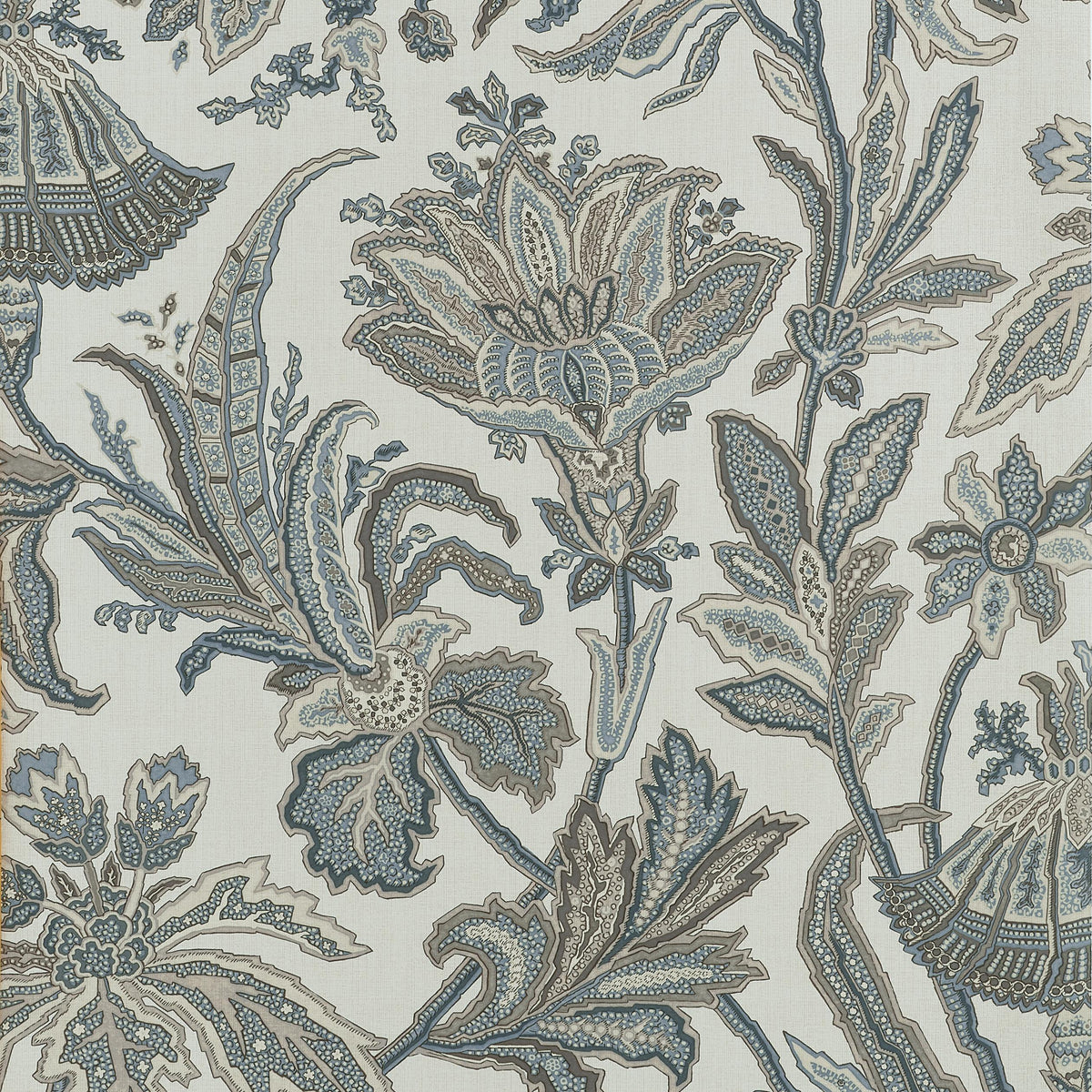 Thibaut Breckenridge Grey And Beige Wallpaper