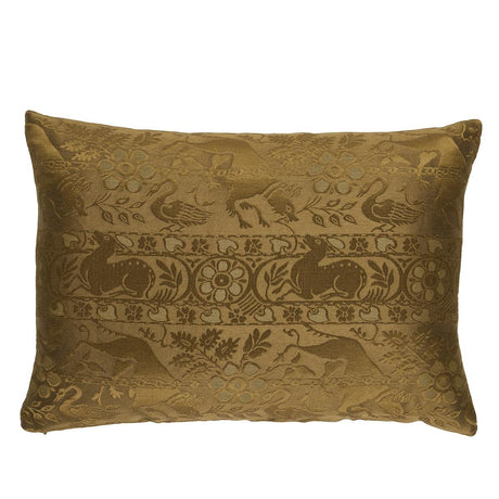 Schumacher Bronze 16" x 12" Animali Pillow