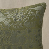 Schumacher Moss 16" x 12" Animali Pillow
