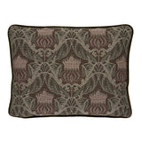 Schumacher Chocolate 16" x 12" Rowallan Trellis Pillow