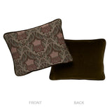 Schumacher Chocolate 16" x 12" Rowallan Trellis Pillow