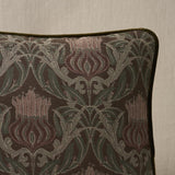 Schumacher Chocolate 16" x 12" Rowallan Trellis Pillow
