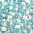 Lee Jofa HUTCH CREWEL TEAL Fabric