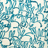 Lee Jofa HUTCH CREWEL TEAL Fabric