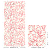 Lee Jofa HUTCH CREWEL PEONY PINK Fabric