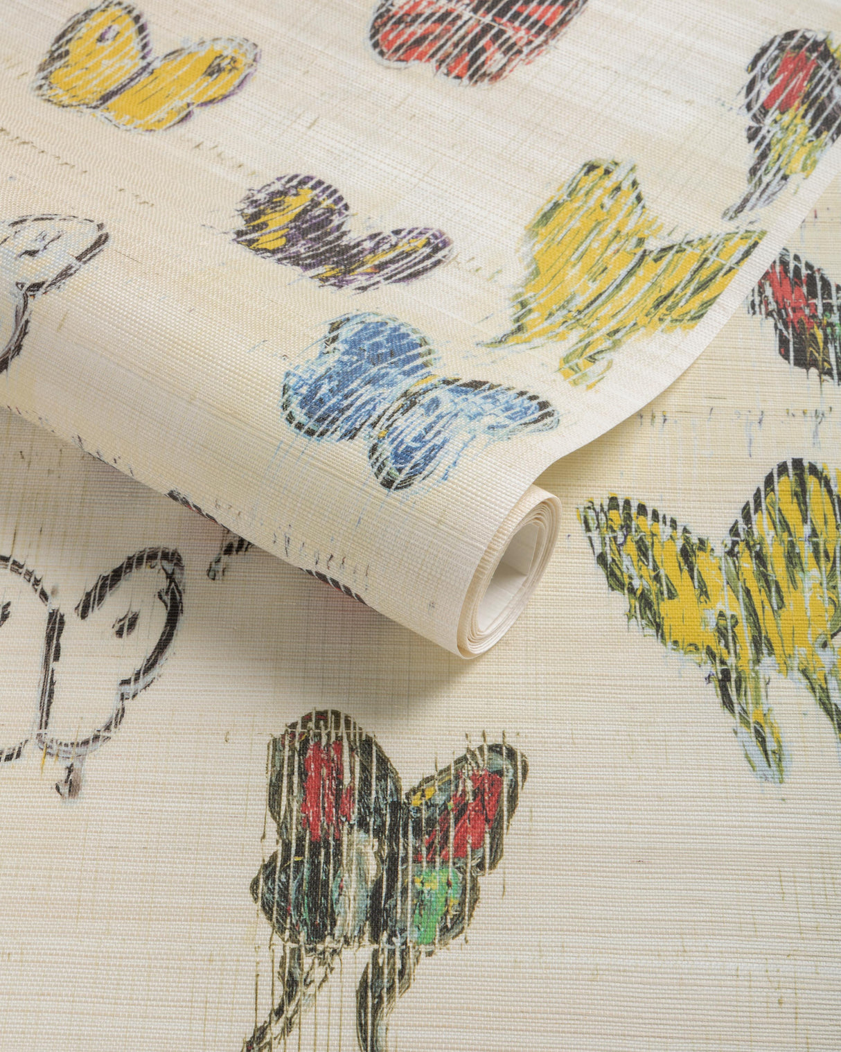 Lee Jofa FLUTTER SISAL RAINBOW Wallpaper
