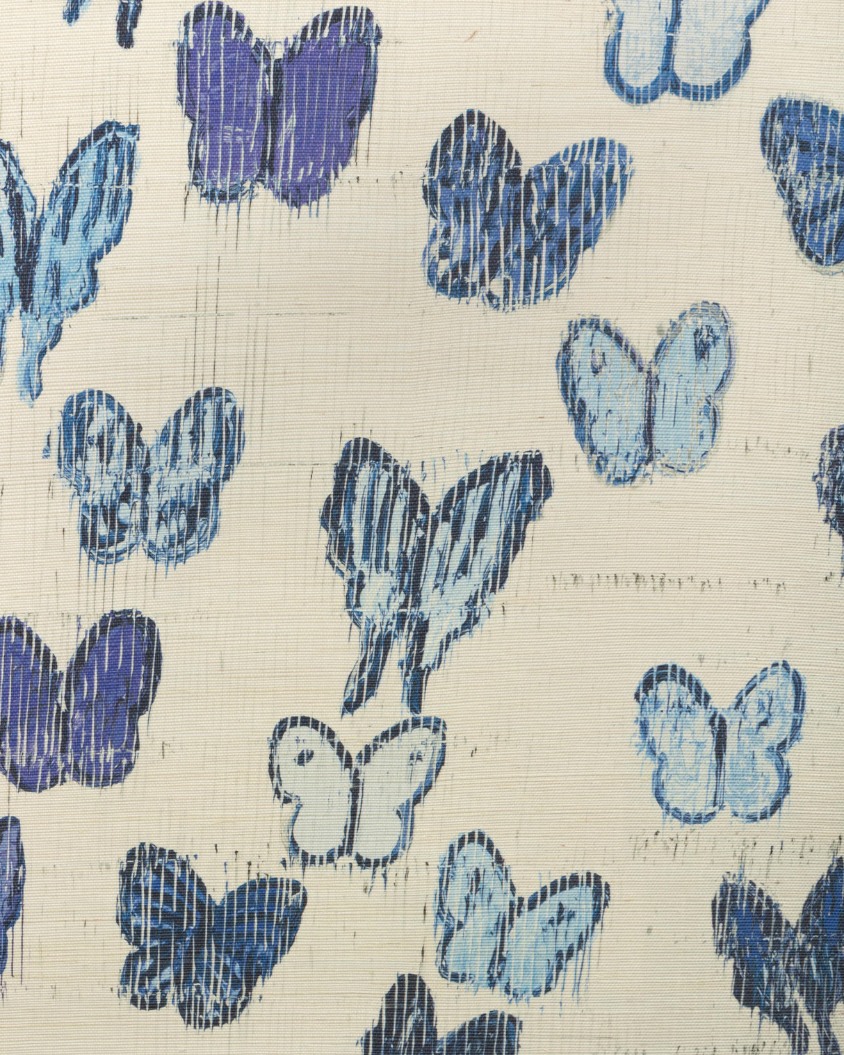 Lee Jofa FLUTTER SISAL THE BLUES Wallpaper