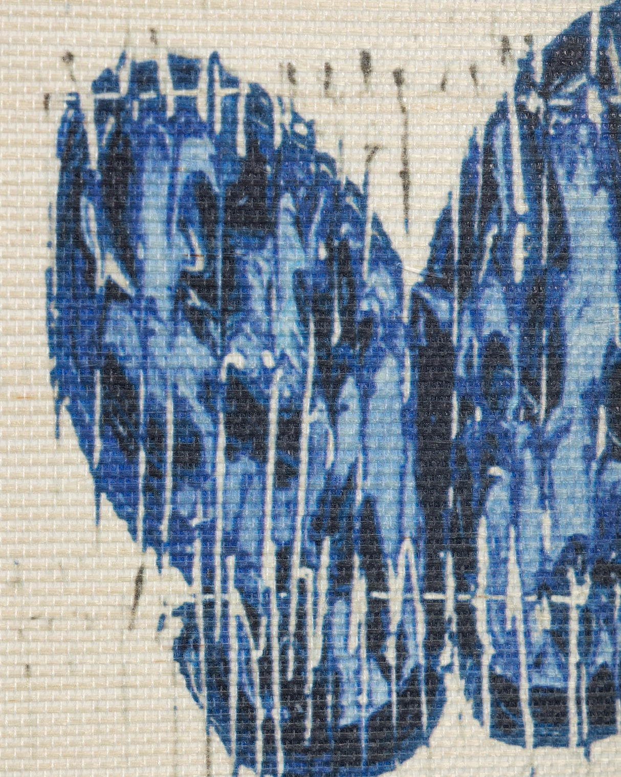 Lee Jofa FLUTTER SISAL THE BLUES Wallpaper