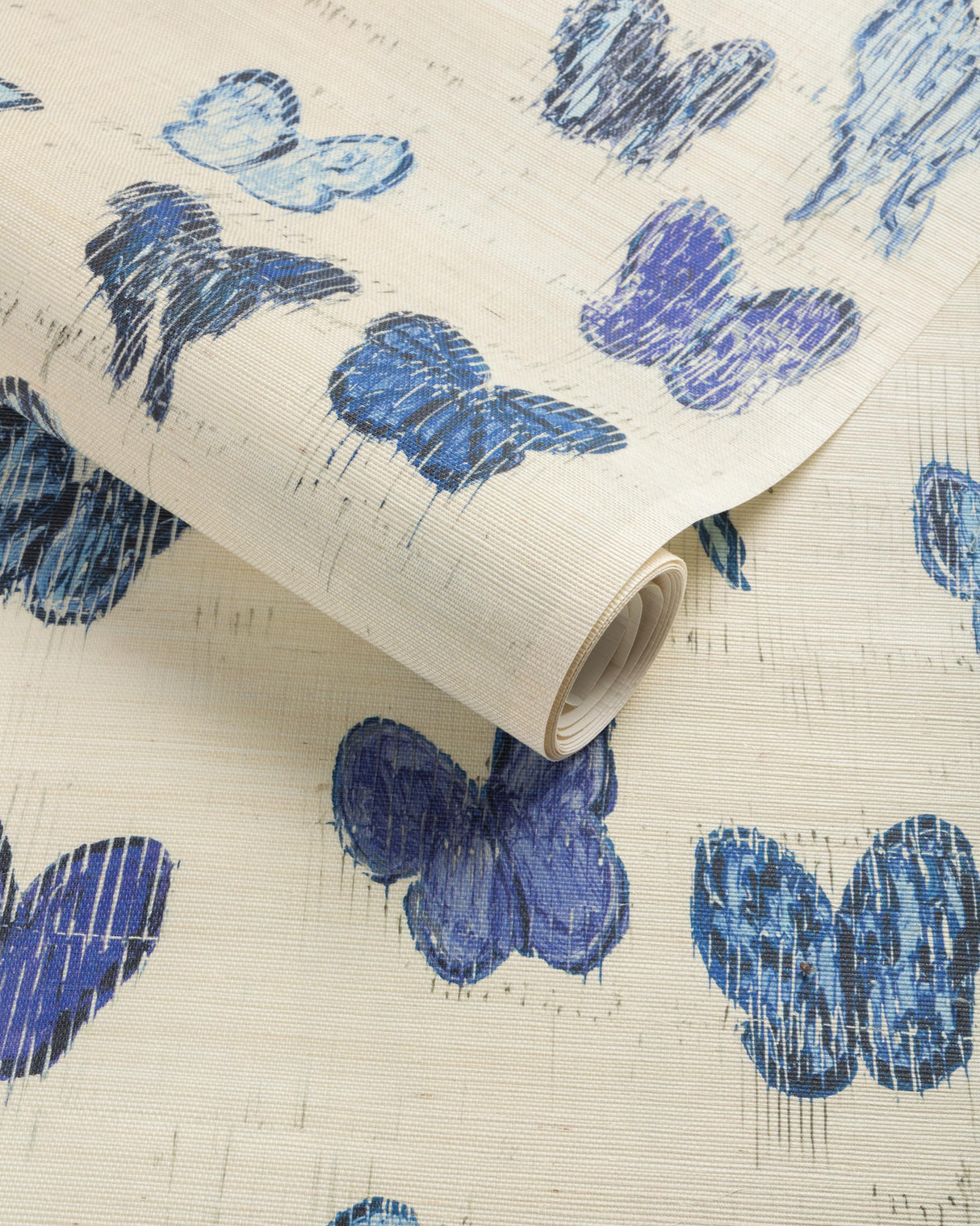 Lee Jofa FLUTTER SISAL THE BLUES Wallpaper