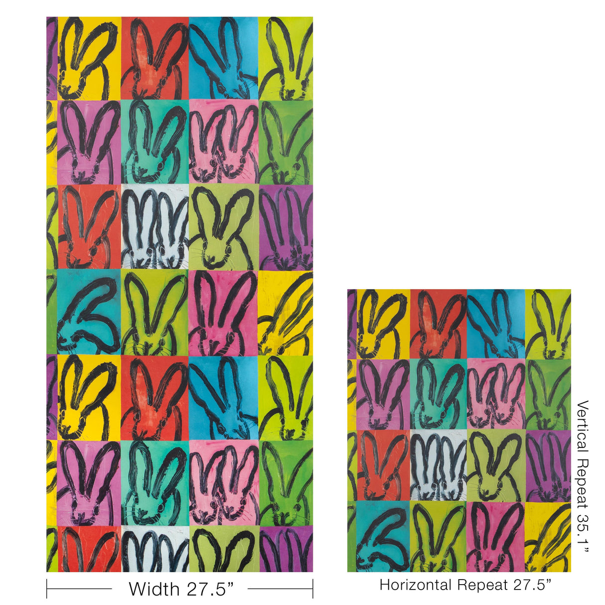 Lee Jofa HUTCH PATCHWORK WP MULTI Wallpaper