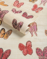 Lee Jofa FLUTTER SISAL SUNSET Wallpaper