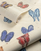 Lee Jofa FLUTTER SISAL SUNSET Wallpaper