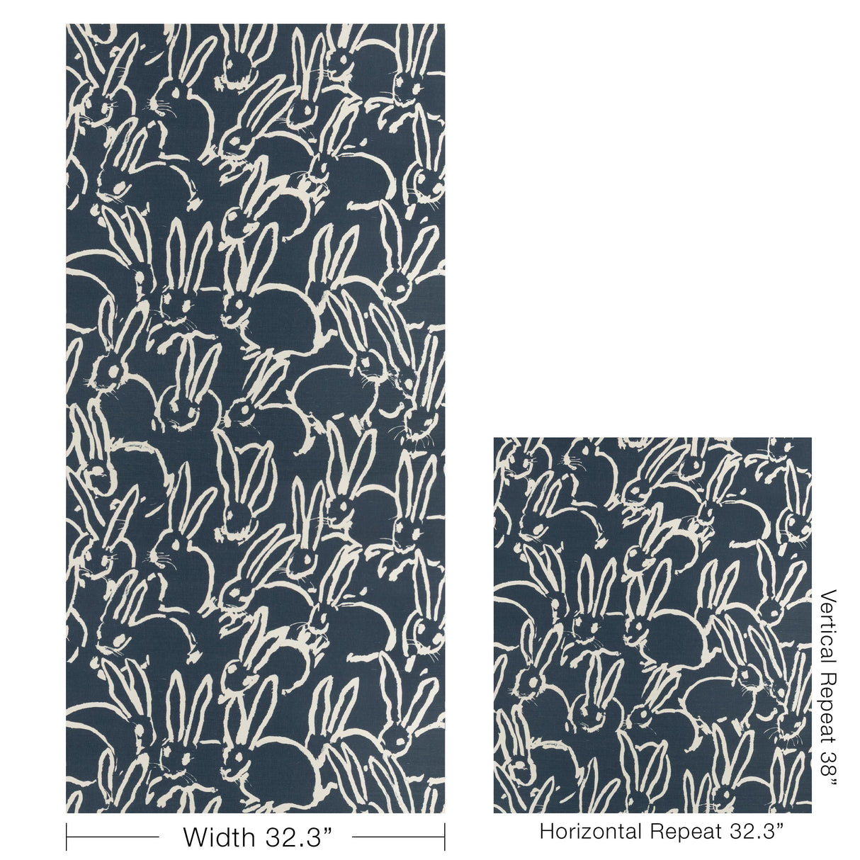 Lee Jofa HULA SISAL NAVY Wallpaper