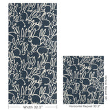 Lee Jofa HULA SISAL NAVY Wallpaper