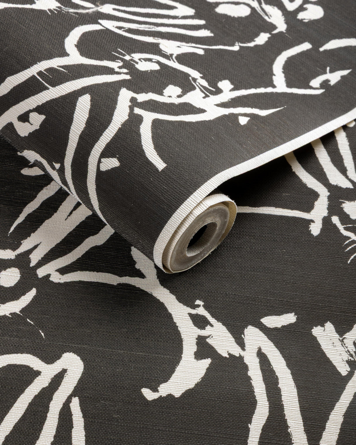 Lee Jofa HULA SISAL INK Wallpaper